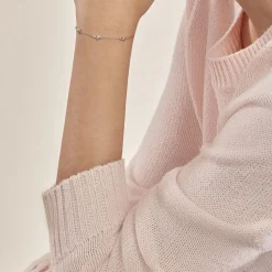 Bracelet Astria Argent Blanc