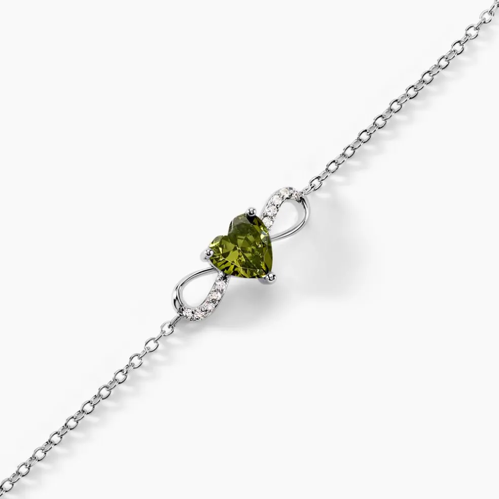 Bracelet Atieno Argent Blanc Oxyde De Zirconium