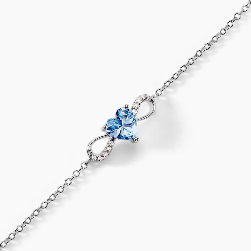 Bracelet Atieno Argent Blanc Oxyde De Zirconium