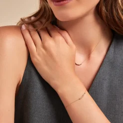 Bracelet Aurelya Or Bicolore