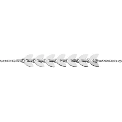 Bracelet Auxanne Argent Blanc