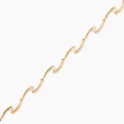 Bracelet Ayda Plaqué Or Jaune Oxyde De Zirconium