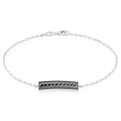 Bracelet Balthazar Argent Blanc