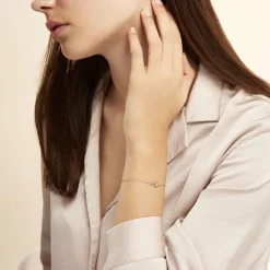 Bracelet Bilao Argent Blanc