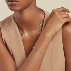 Bracelet Billy Or Jaune Turquoise