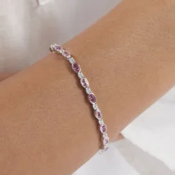 Bracelet Brielle Argent Blanc Oxyde De Zirconium