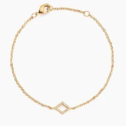 Bracelet Brody Plaqué Or Jaune Oxydes De Zirconium