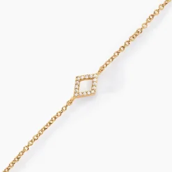 Bracelet Brody Plaqué Or Jaune Oxydes De Zirconium