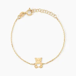 Bracelet Carmin Ourson Or Jaune