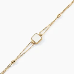Bracelet Caron Or Jaune Nacre