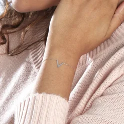 Bracelet Celene Or Blanc