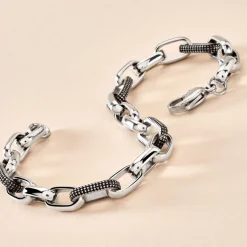 Bracelet Cesare Acier Blanc