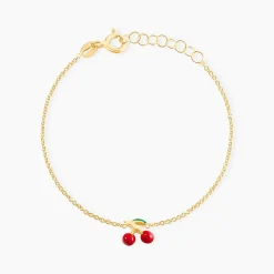 Bracelet Cherry Cerise Or Jaune