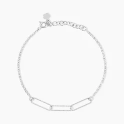 Bracelet Chiarina Argent Blanc