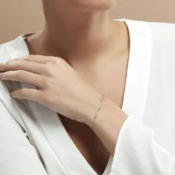 Bracelet Chiarina Argent Blanc