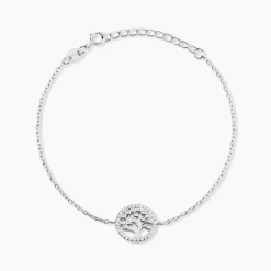 Bracelet Chimere Argent Blanc Oxyde De Zirconium