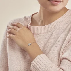 Bracelet Chimere Argent Blanc Oxyde De Zirconium