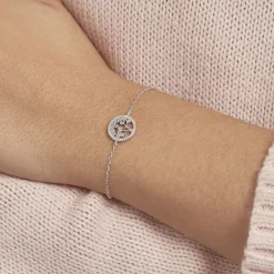 Bracelet Chimere Argent Blanc Oxyde De Zirconium