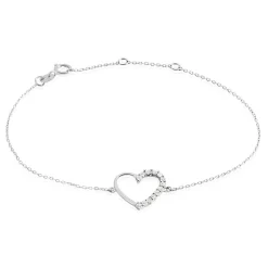 Bracelet Chlora Or Blanc Diamant