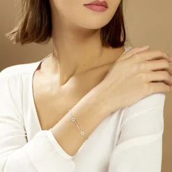 Bracelet Ciara Argent Blanc Oxyde De Zirconium