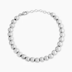 Bracelet Ciska Argent Blanc