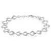 Bracelet Cleofee Argent Blanc