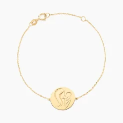 Bracelet Cobeia Maille Forçat Or Jaune