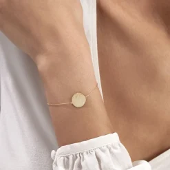 Bracelet Cobeia Maille Forçat Or Jaune