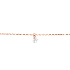 Bracelet Constantin Argent Rose Oxyde De Zirconium