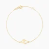 Bracelet Corazones Or Jaune
