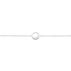 Bracelet Court Argent Blanc Vivence Oxyde De Zirconium