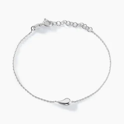 Bracelet Curve Argent Blanc