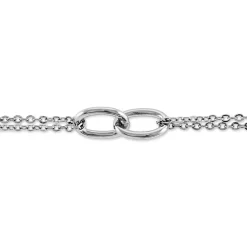 Bracelet Dalya Acier Blanc