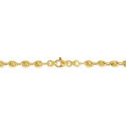 Bracelet Dami Maille Grain De Cafe Or Jaune