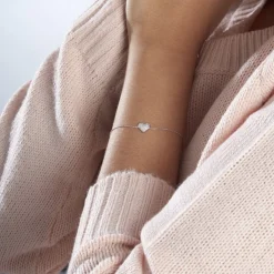 Bracelet Dann Or Blanc Oxyde De Zirconium