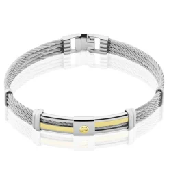 Bracelet Davilia Or Acier Bicolore