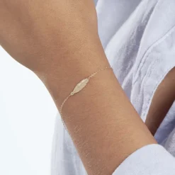 Bracelet Delphinium Or Jaune