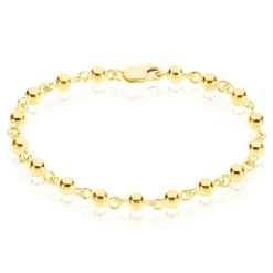 Bracelet Diona Maille Boule Or Jaune