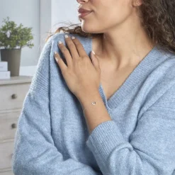 Bracelet Dorthea Argent Blanc Oxyde De Zirconium