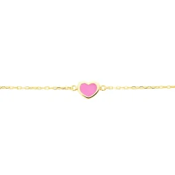 Bracelet Dulcie Coeur Or Jaune Nacre