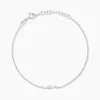 Bracelet Eclat d'Aurore Argent Blanc Oxyde De Zirconium