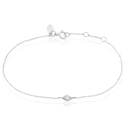 Bracelet Eirena Or Blanc Diamant