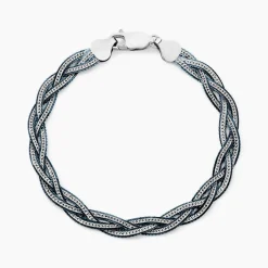 Bracelet Elae Argent Bicolore