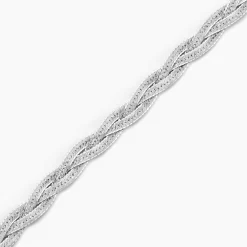 Bracelet Elae Argent Blanc