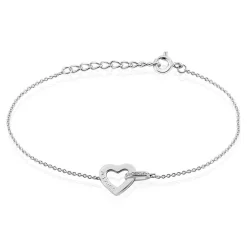 Bracelet Elanda Argent Blanc Oxyde De Zirconium