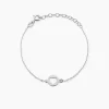 Bracelet Elenza Argent Blanc