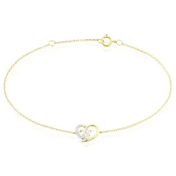 Bracelet Eliana Or Jaune Oxyde De Zirconium