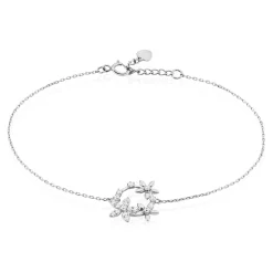 Bracelet Elinia Argent Blanc Oxyde De Zirconium