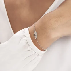 Bracelet Elwenn Argent Blanc