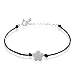 Bracelet Emeraude Argent Blanc Oxyde De Zirconium